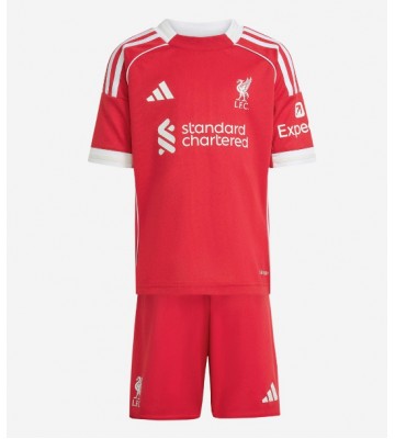 Liverpool Ibrahima Konate #5 Hjemmebanetrøje Børn 2025-26 Kortærmet (+ Korte bukser)